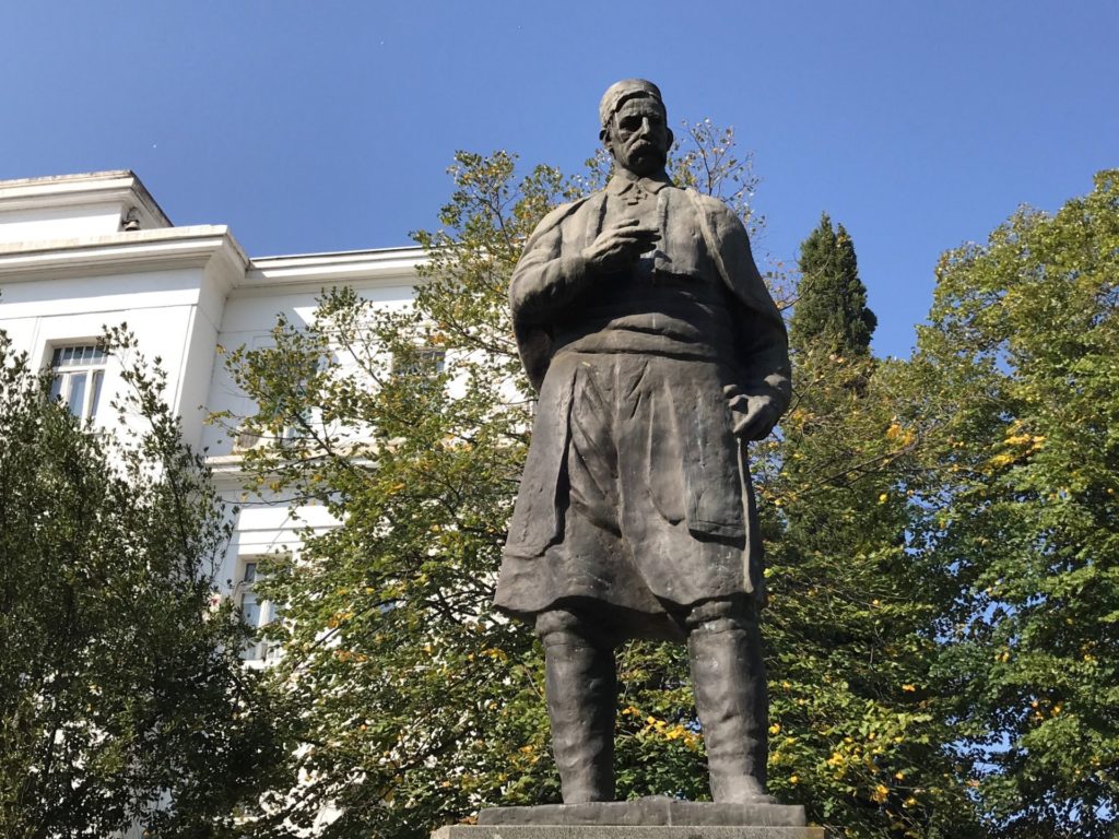 Marko Miljanov statue Podgorica