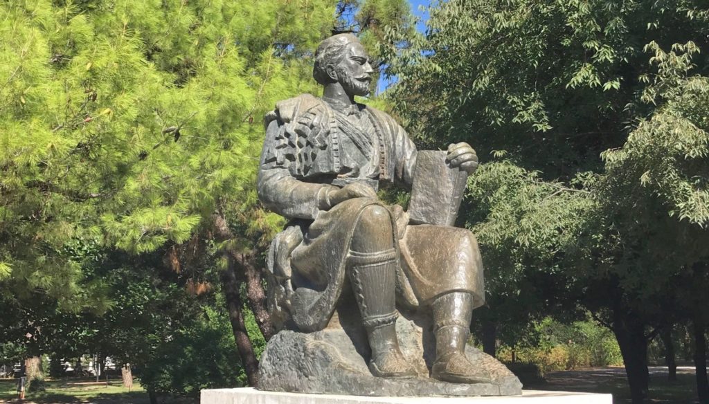 Njegoš statue Podgorica