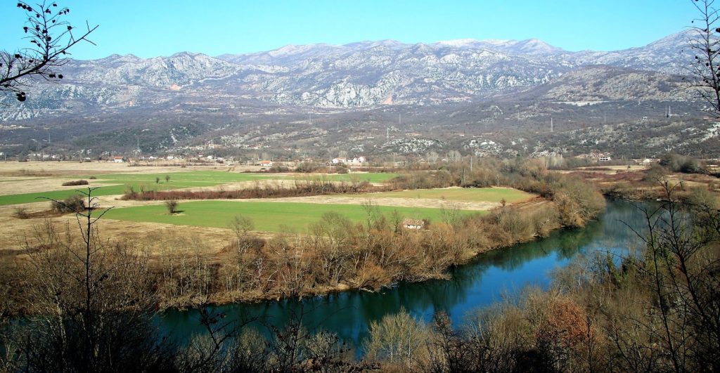 Zeta river Bjelopavlici