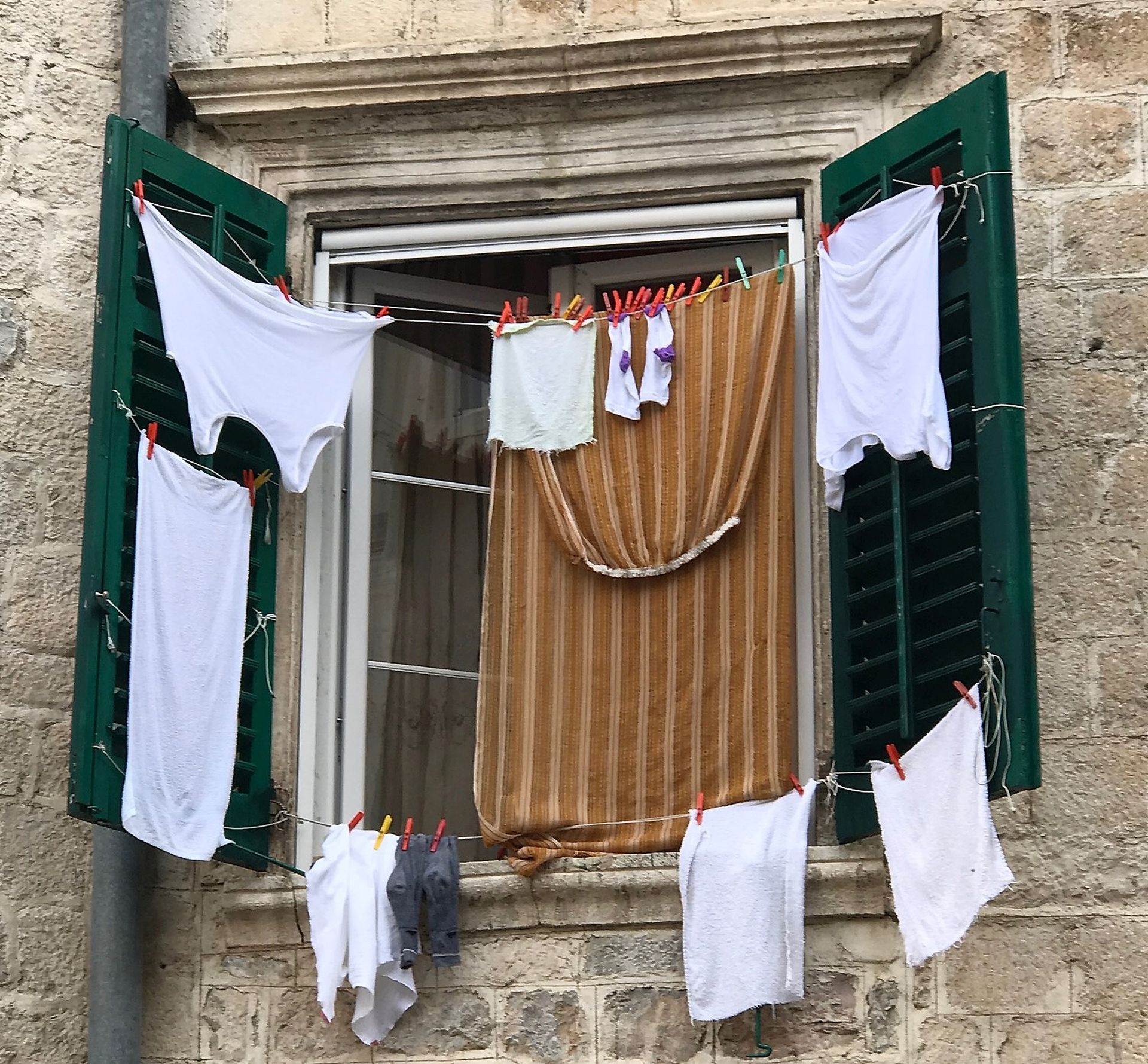 Kotor window and laundry