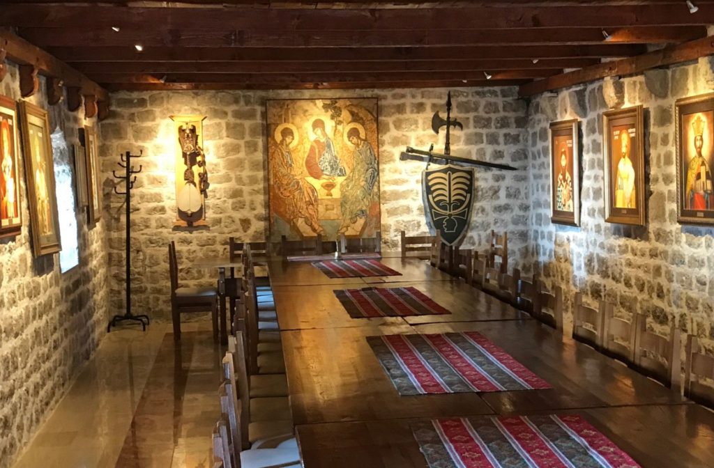 Stanjevići monastery dining room