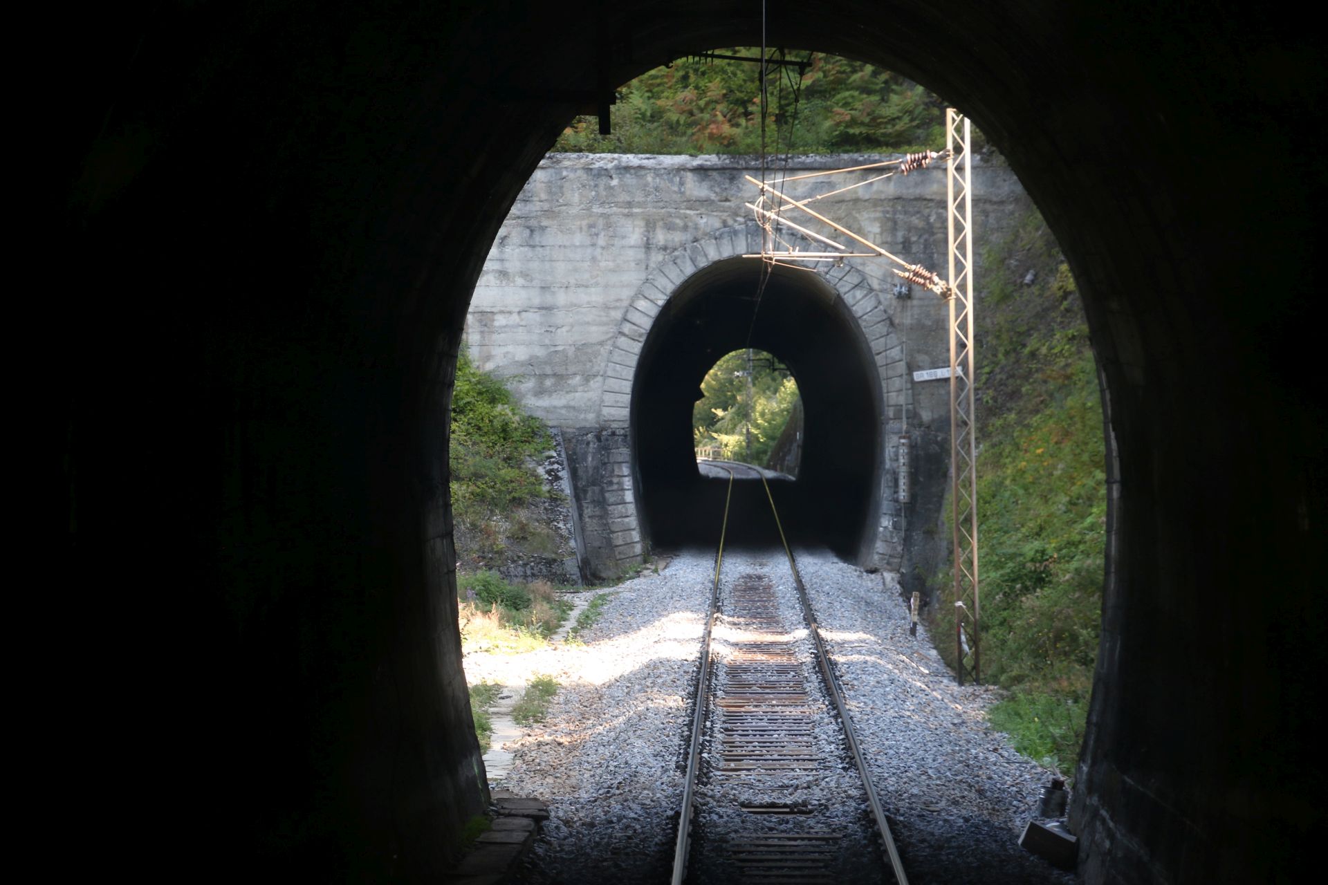 tunnel railway Belgrade-Bar