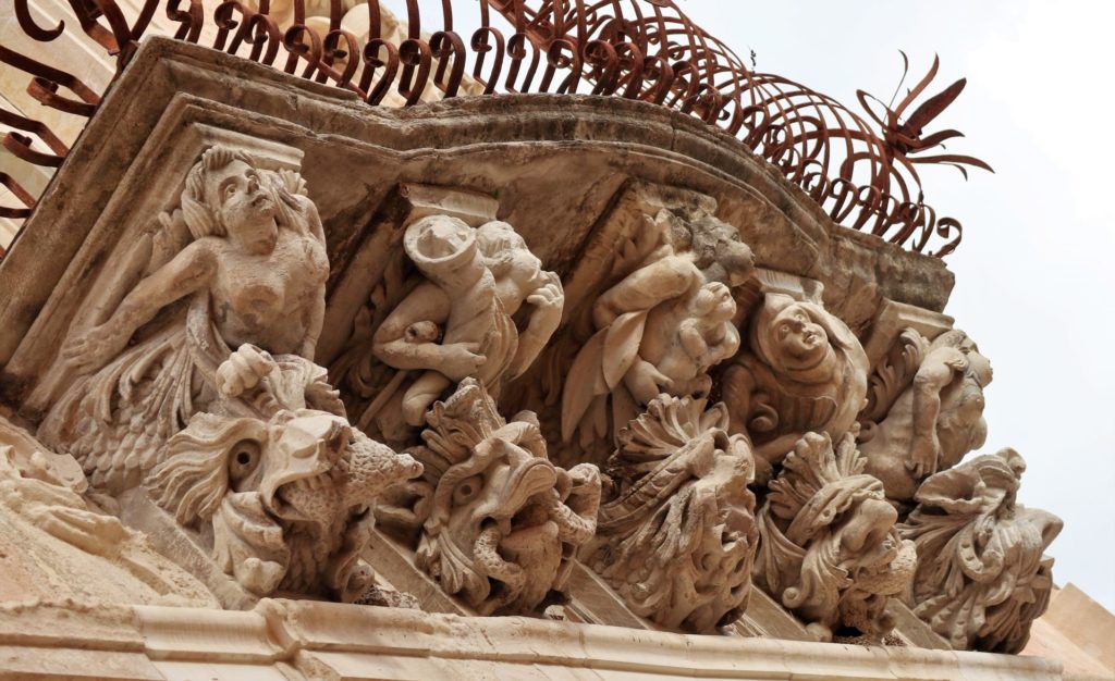 Ragusa Ibla Baroque balcony