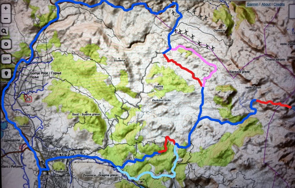 map Lukavica Kapetanovo jezero