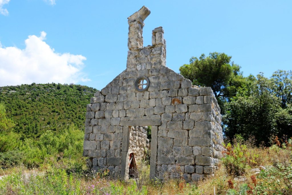 church ruin Peljesac
