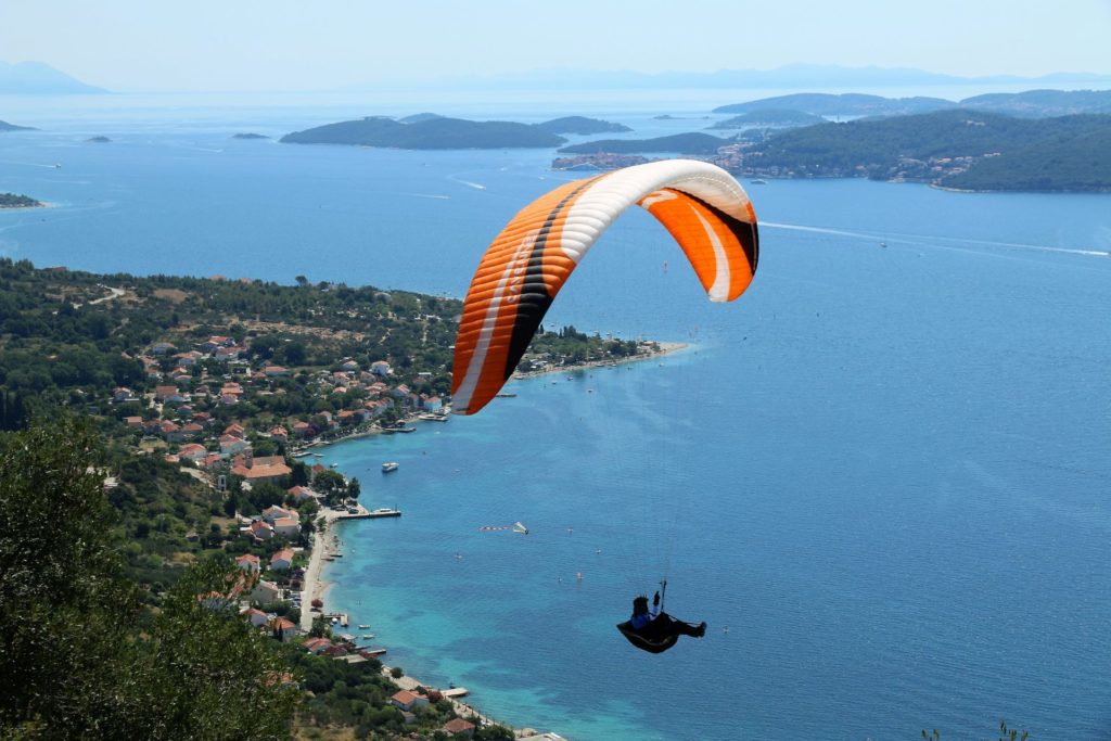 paragliding Viganj