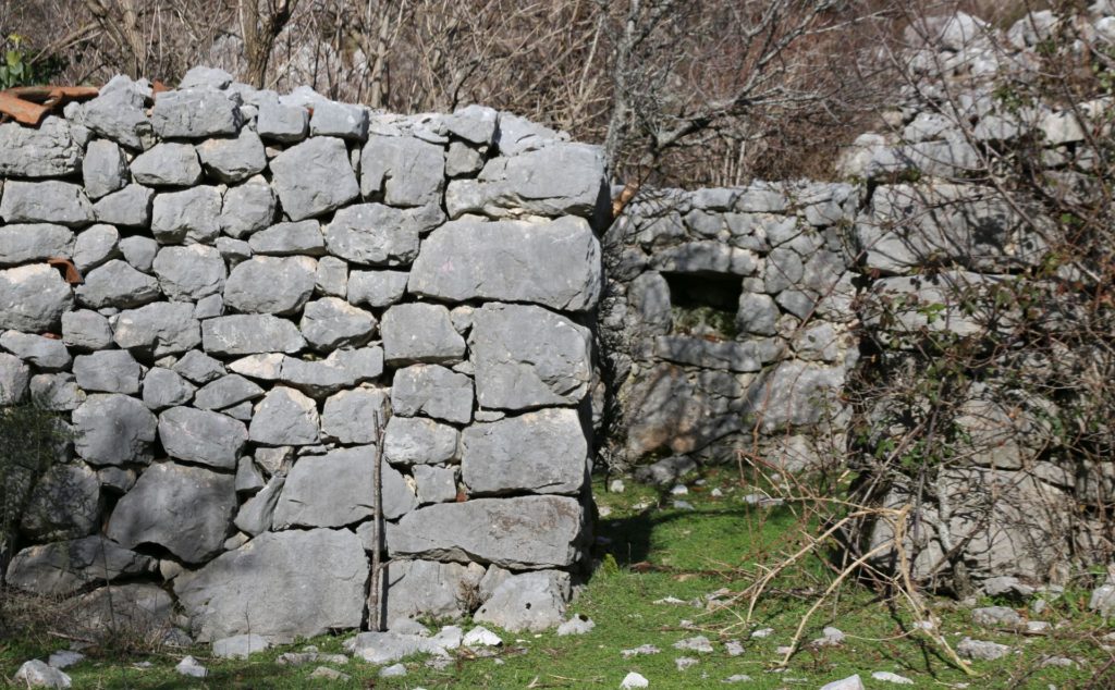 Marvučići dry stone walls